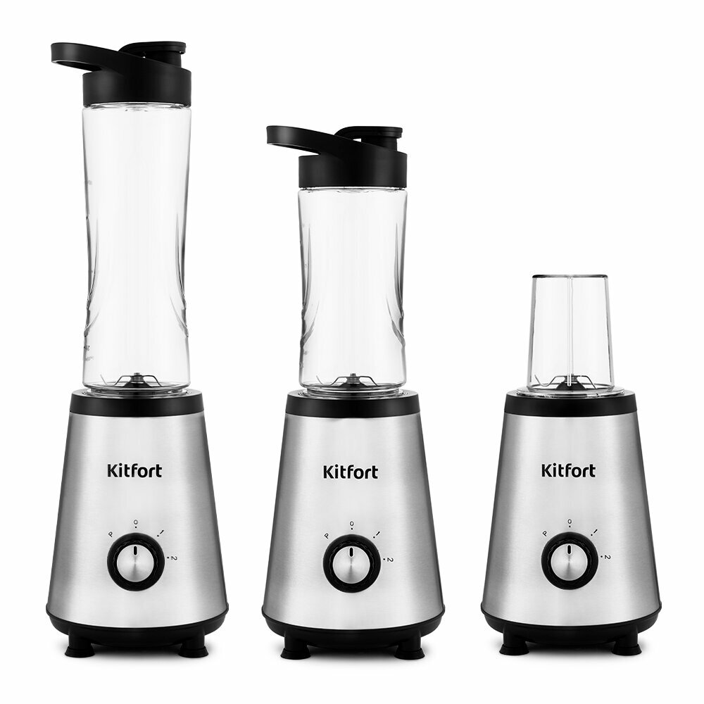 Блендер Kitfort КТ-1340-3 серебристый металлик — фото 1