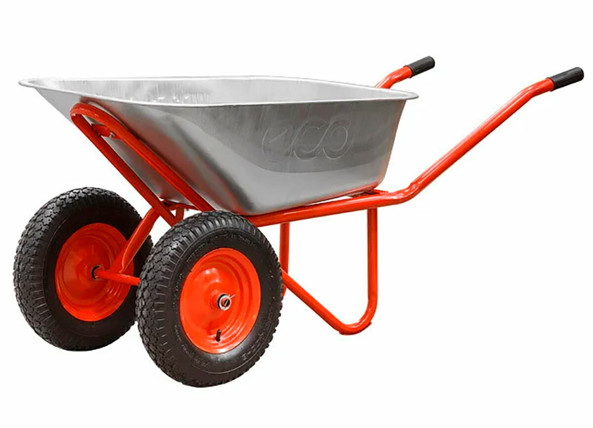 Тачка строительная Eco WB351-2 130л 350кг 2 пневмоколеса 4.00-8