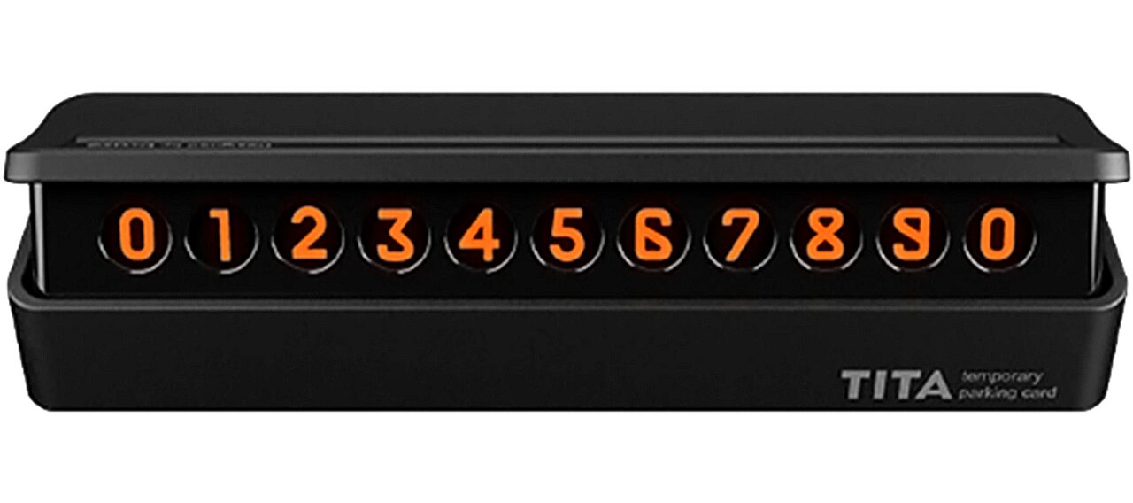 Парковочная карта Xiaomi TITA Temporary Parking Card Black
