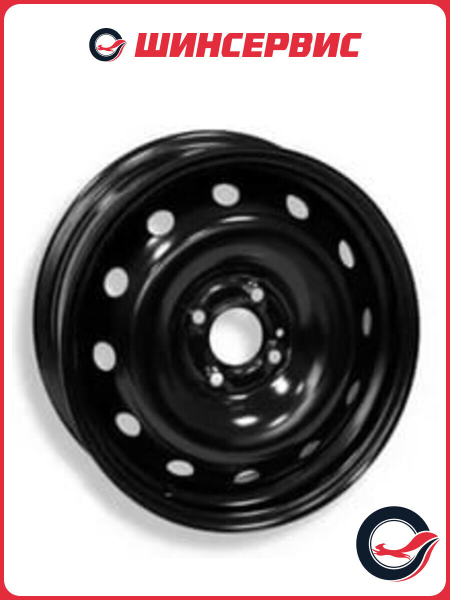 Стальной диск TREBL 6795 R14x5.0J 4x100 ET35 ЦО57.1