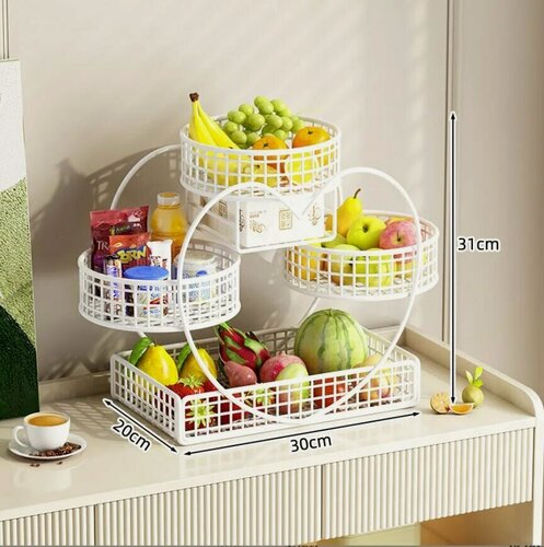 Изображение товара Фруктовница, диаметр 31 см, 4 штФруктовница, диаметр 31 см, 4 шт