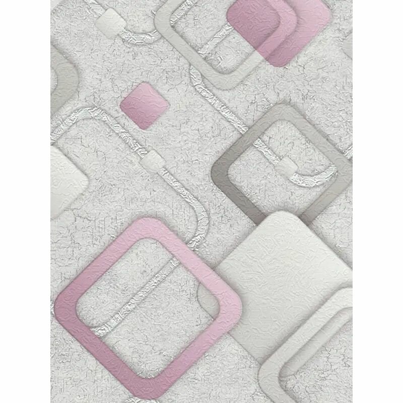 Обои бумажные Московская обойная фабрика Malex Design 0 53 м  10 05 м  лиловые 6275 8