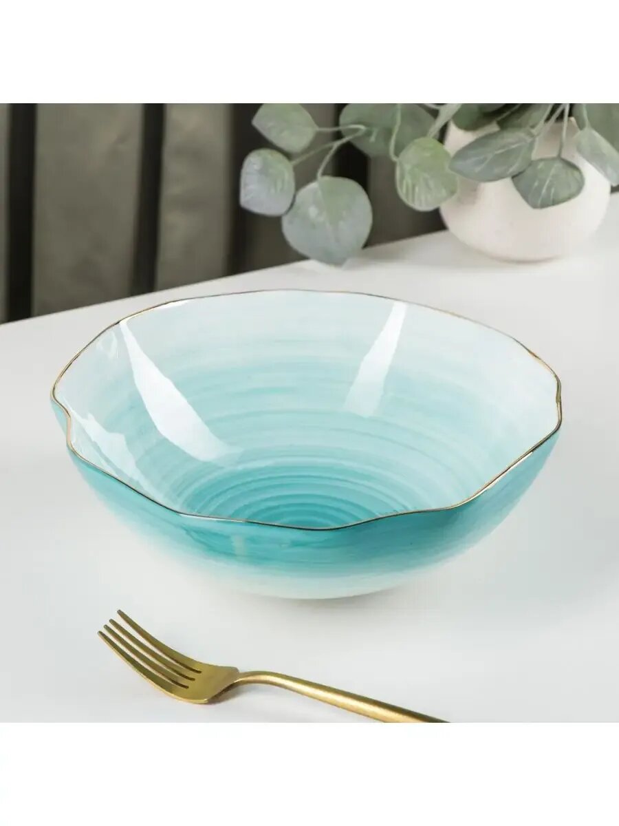 Салатник фарпоровый 14 л Млечный путь 22х77 см