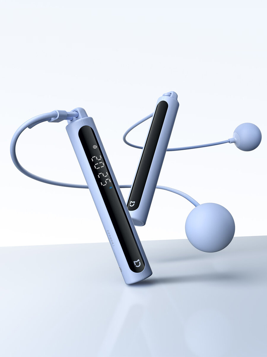 Компоненты умной скакалки Xiaomi крупным планом