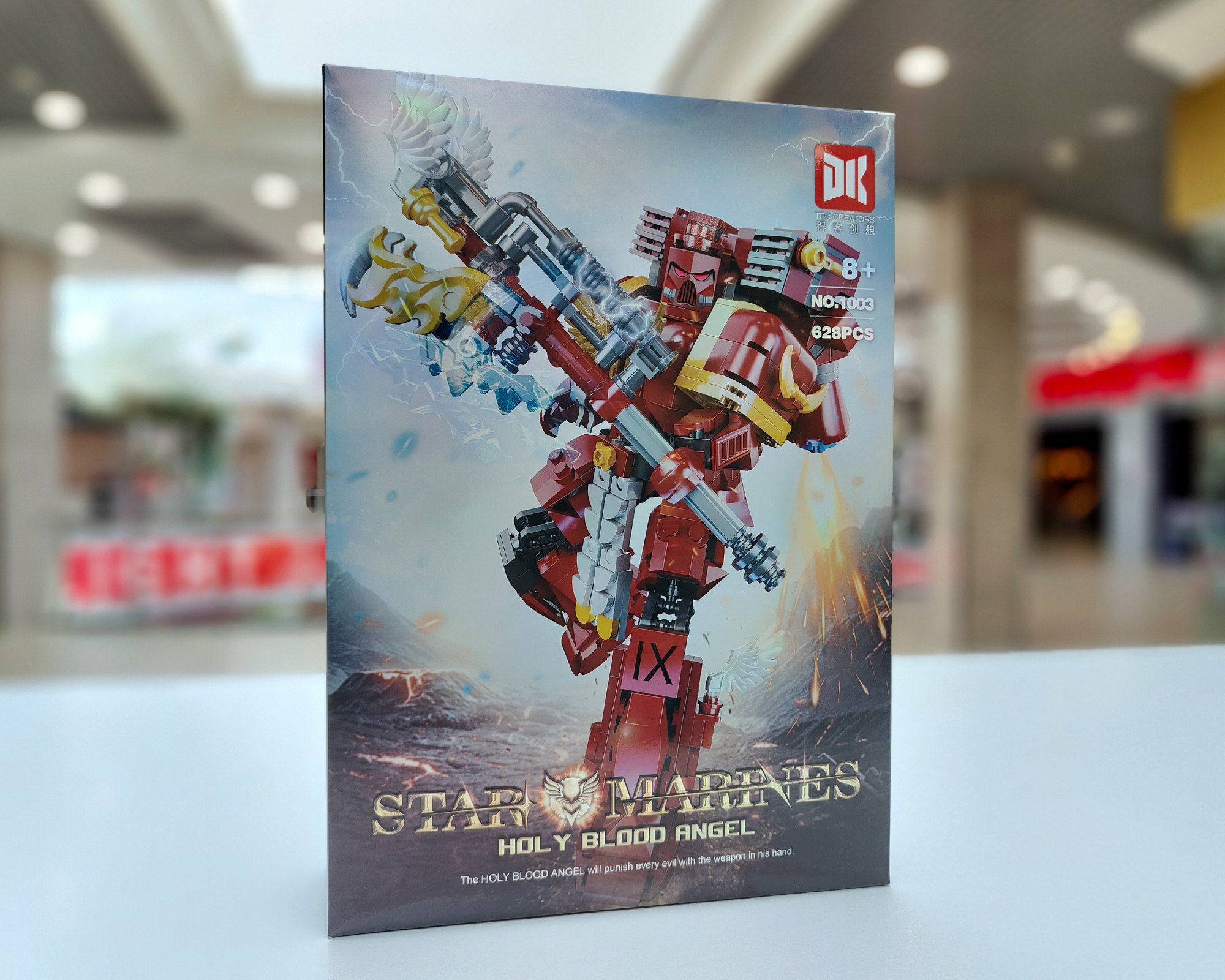 Конструктор Фигурка Вархаммер: Кровавые Ангелы 1003, 628 деталей