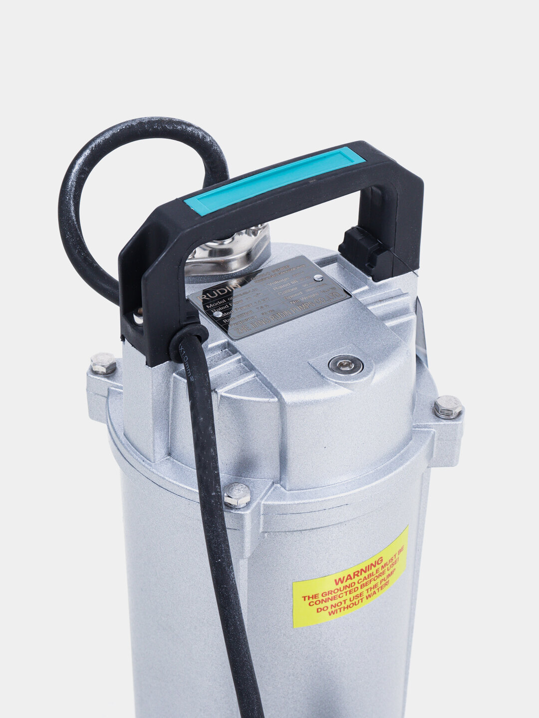 Водяной насос Rudin QDX65-6-2.2C, погружной, колодезный, 2.2кВт — фото 1