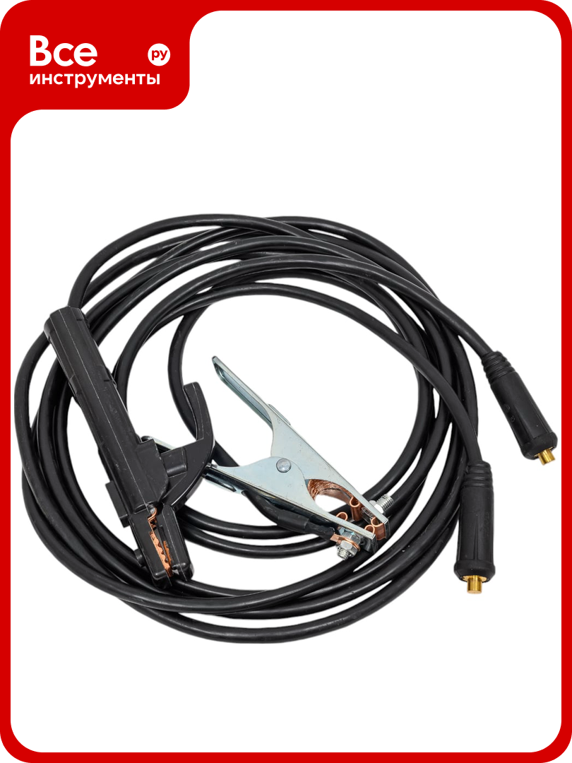 Комплект сварочных кабелей Basic (3+3 м КГ 1x16 вилка 10-25) энаргит КС116-33-1025-Basic