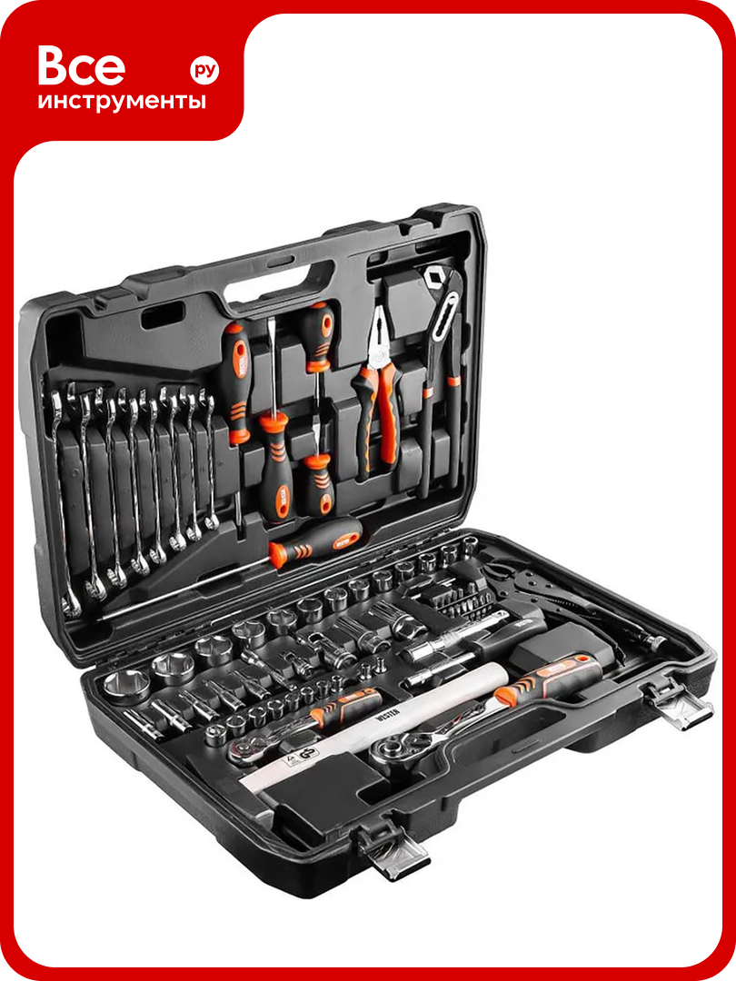 Набор инструментов Forcekraft 72 предмета 1/4 1/2 FK-WT072(62004)