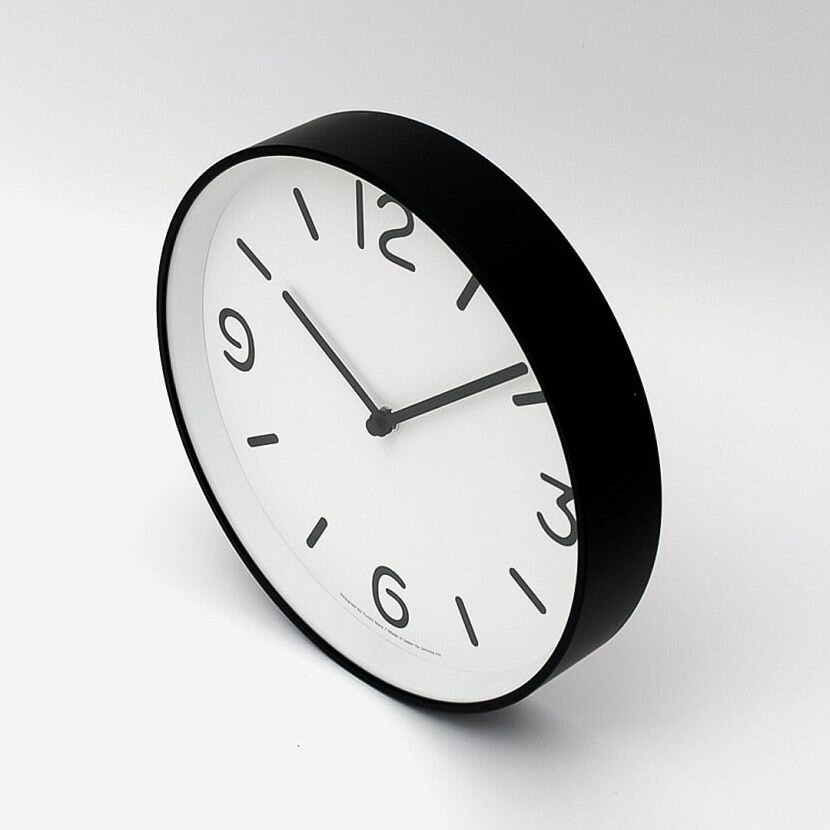 Y. Nara MONO White Часы настенные — фото 1