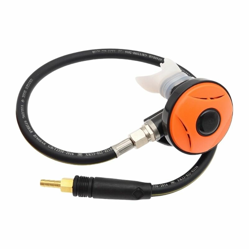 Регулятор для подводного плавания с трубкой и редуктором давления второго этапа