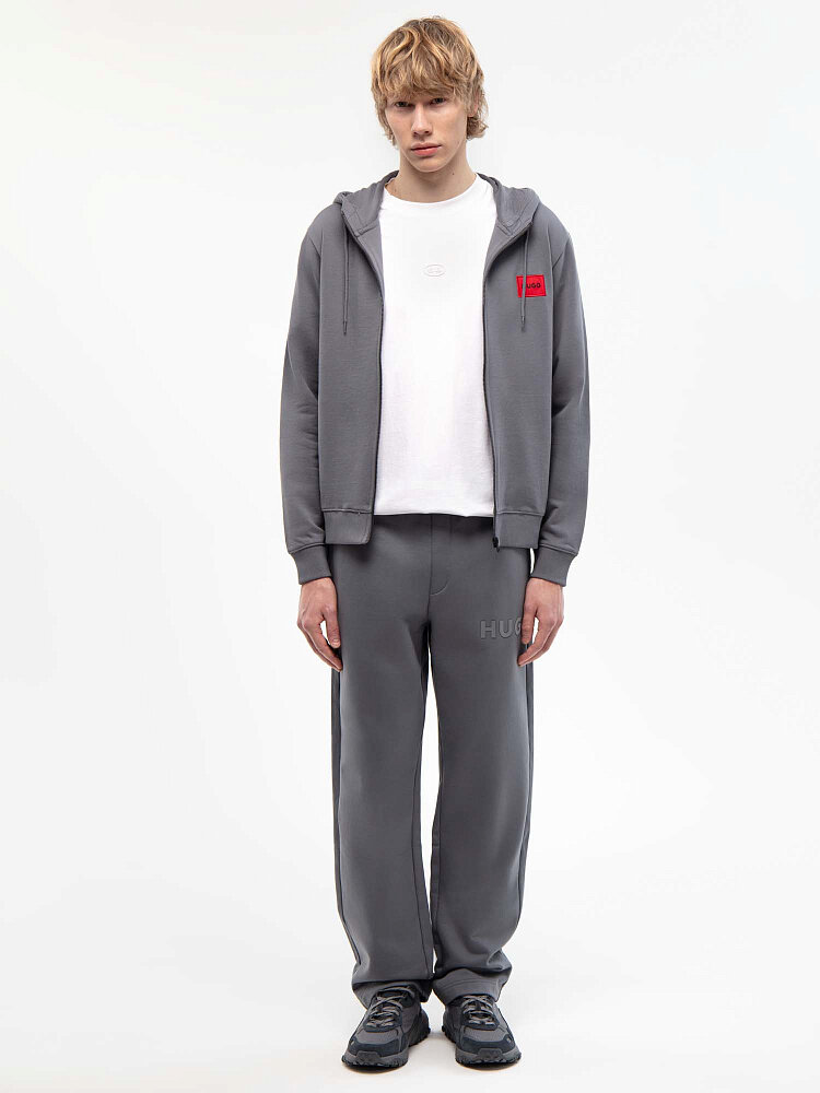 Толстовка HUGO, размер 46, , темно-серый — фото 1