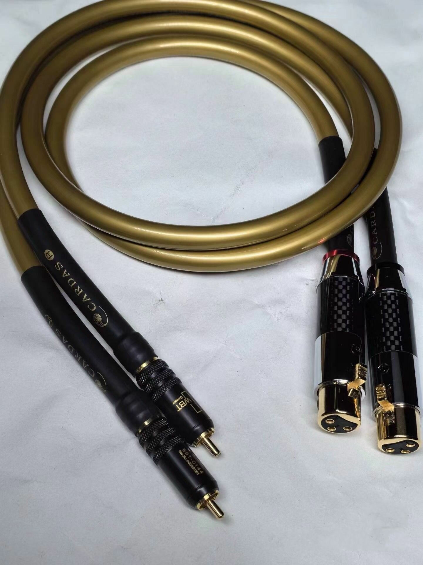 Cardas GOLDEN5-C Сигнальный кабель RCA Балансный кабель RCA - XLR Балансные мужские и женские аудиокабели HIFI