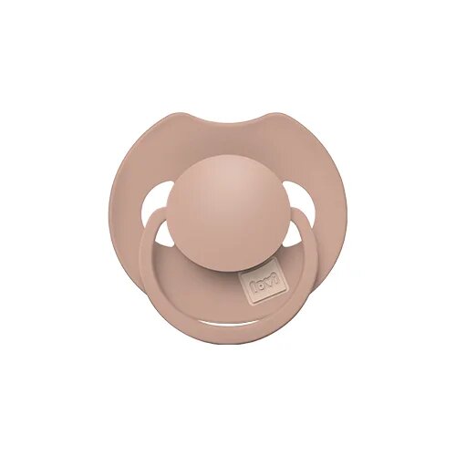 LOVI Prime Пустышка силиконовая динамическая 0-6m 1 шт. Blush — фото 1