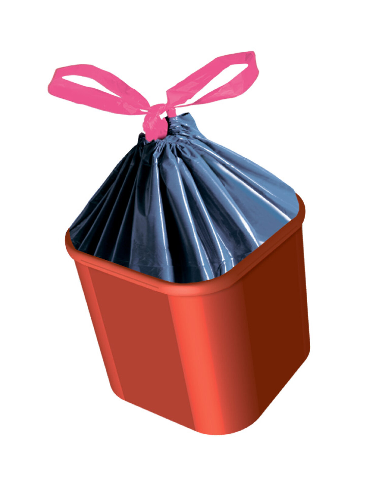 Пакеты для мусора 60 л, 2 рулона по 10 шт, серые, PREMIUM, Paclan, мешки для мусора — фото 1