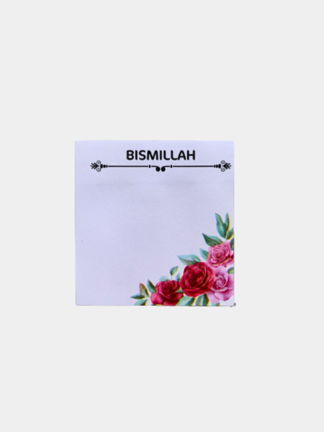 Блок бумаги "Bissmilah", для заметок, белый цвет, 10 см x 7 см