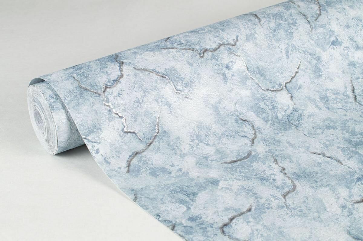 Обои бумажные плотные, под мрамор, под Штукатурку, дуплекс в детскую спальню прихожую, без пвх 0,53х10м — фото 1