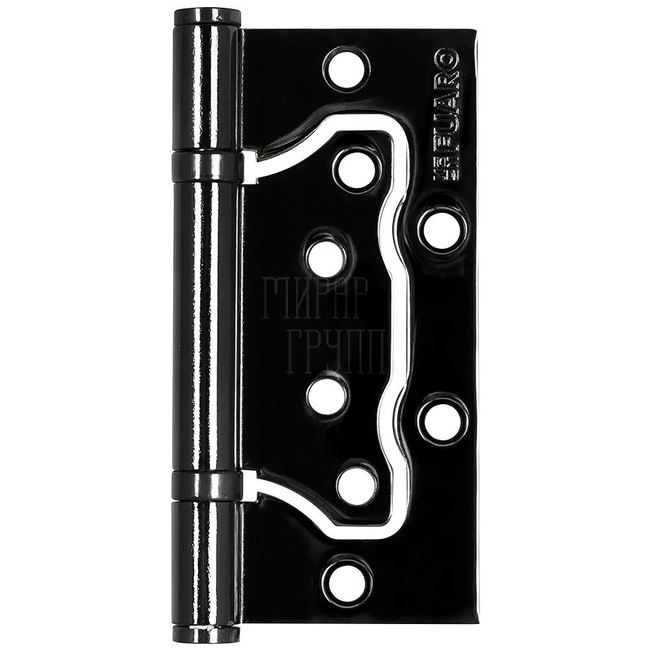 Петля Fuaro (Фуаро) универсальная без врезки IN4500W WAB (500-2BB 100x25) черный