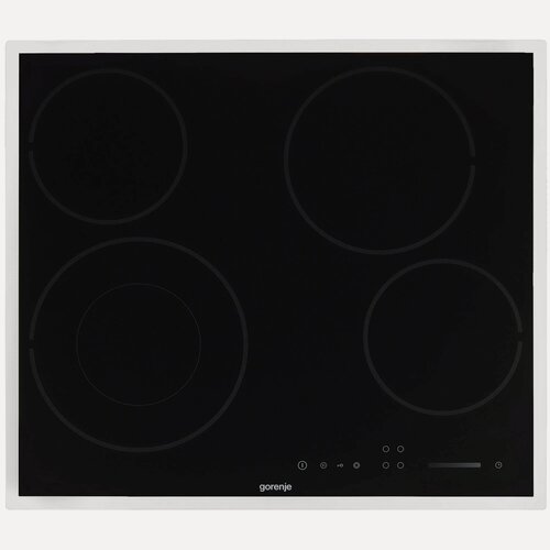 Изображение товара Варочная панель Gorenje ECS642BXE, черная, сенсорное управление, стеклокерамическая поверхность
