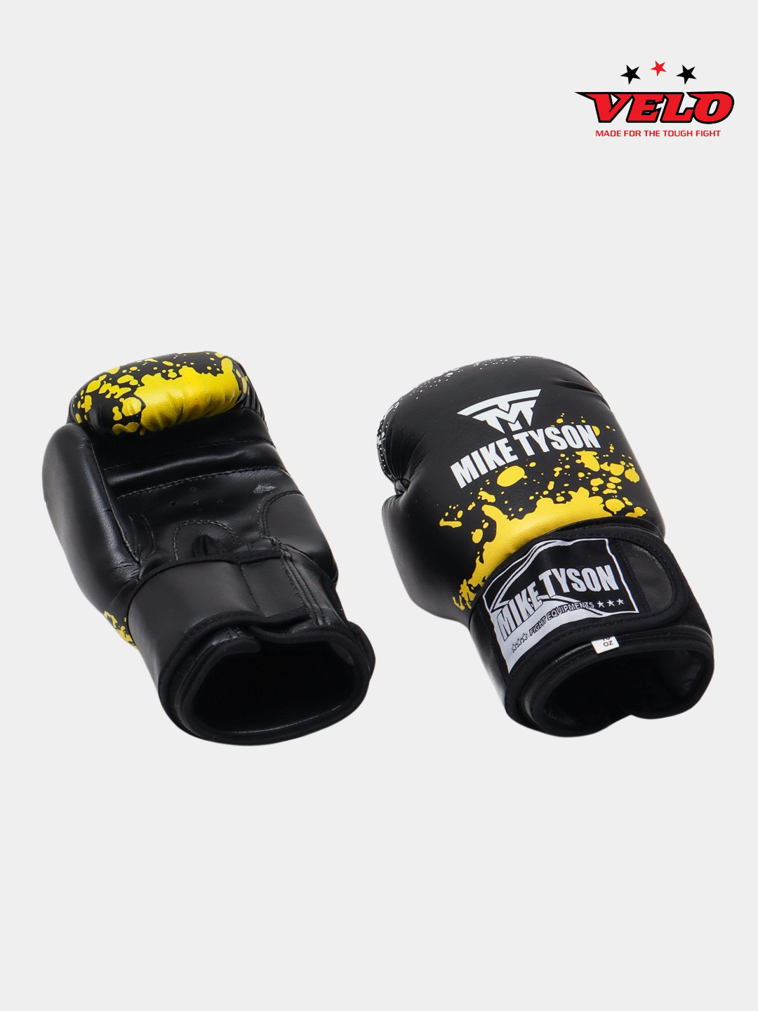 Перчатки боксерские MIKE TYSON MA-4263 8-14, Черный - 10 унций — фото 1