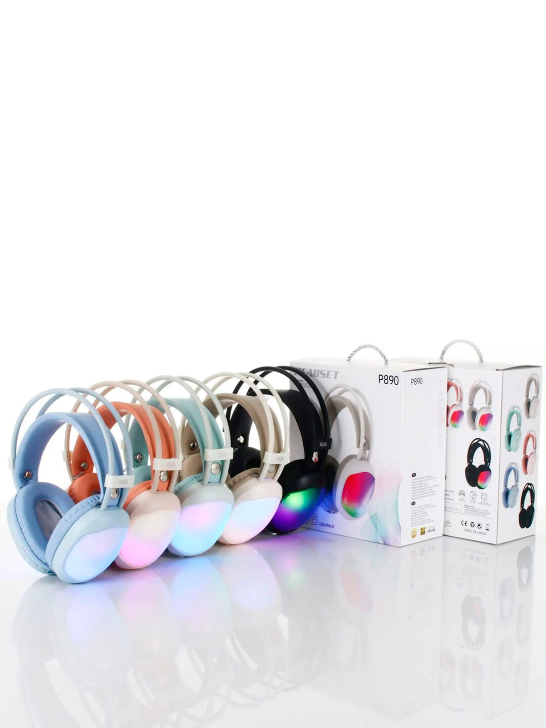 Игровые наушники Savdo "Bestseller", с RGB-подсветкой, Bluetooth 5.0, время работы до 40 ч. — фото 1