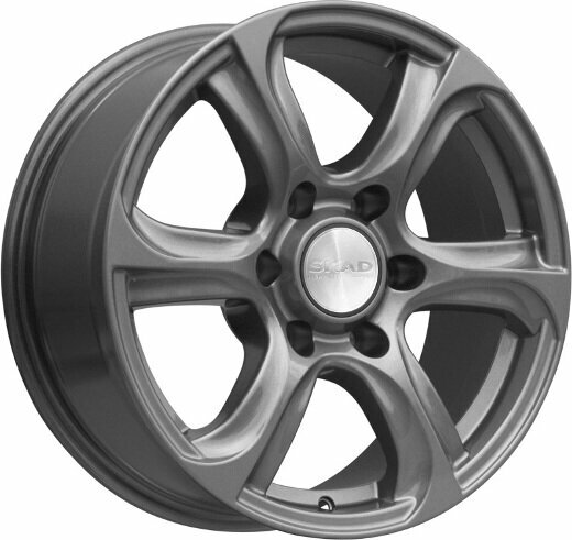Колесный диск Скад Скала 7.5x17 6*139.7 ET25 DIA106.1 Графит