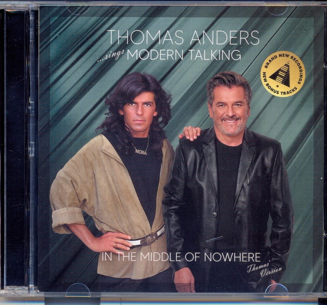 THOMAS ANDERS - 2 CD Sings Modern Talking - In The Middle Of Nowhere Thomas' Version 2025 г. Компакт диск