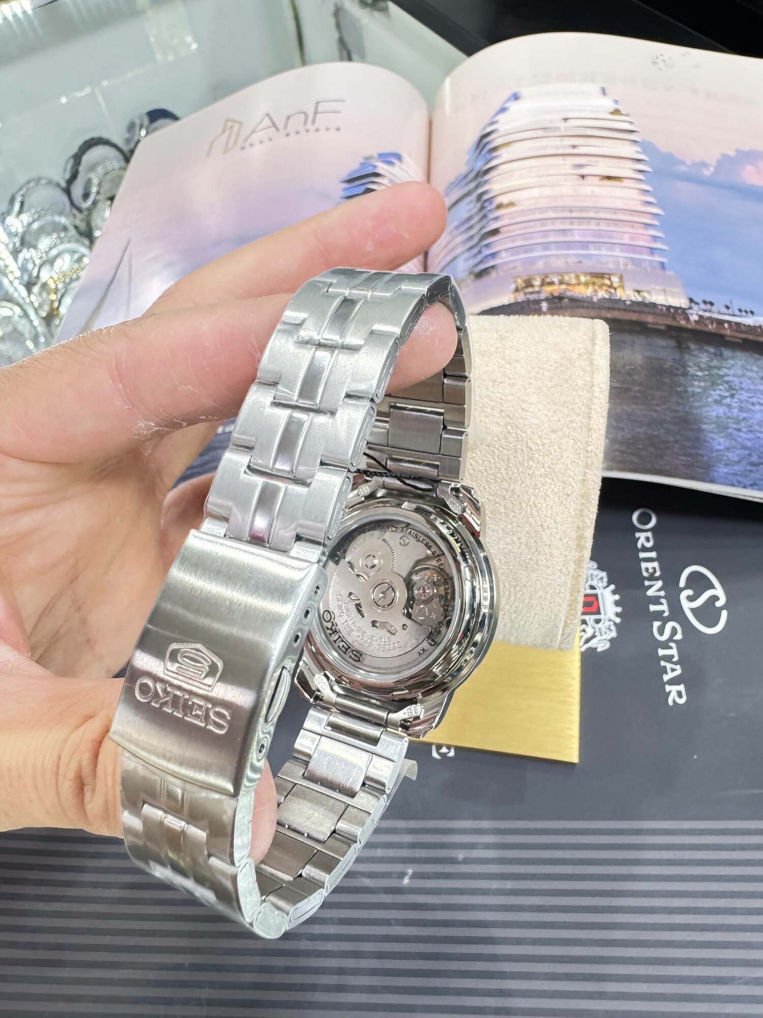 Наручные часы SEIKO, серебристый — фото 1