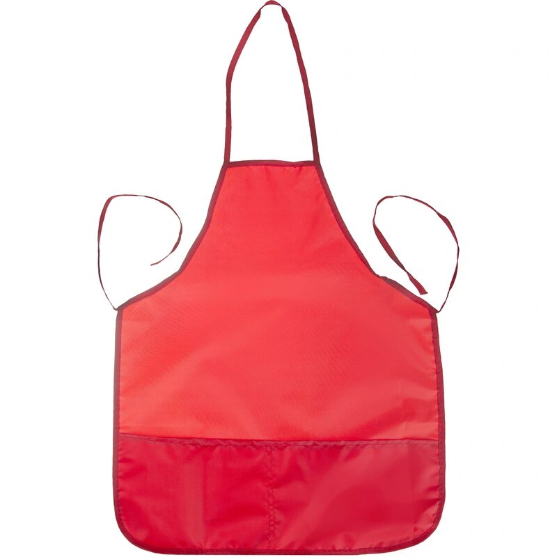 Фартук для труда №1 School красный 44x54 см 2 кармана