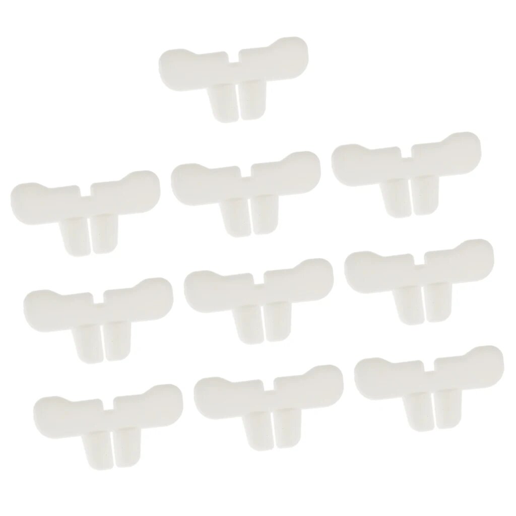 10 шт забавный Белый Искусственный Кролик зубцы пластик кролик зубцы костюм реквизит для Хэллоуина вечеринки маскарадное платье