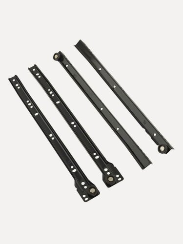 Изображение товара Направляющие для выдвижных ящиков роликовые 350 мм`SANBERG` коричневые