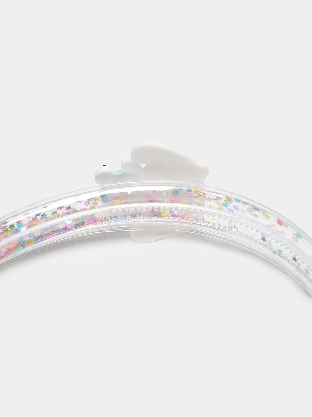 Ободок для волос "Ободок для принцесс", мультяшный дизайн, с блестками — фото 1