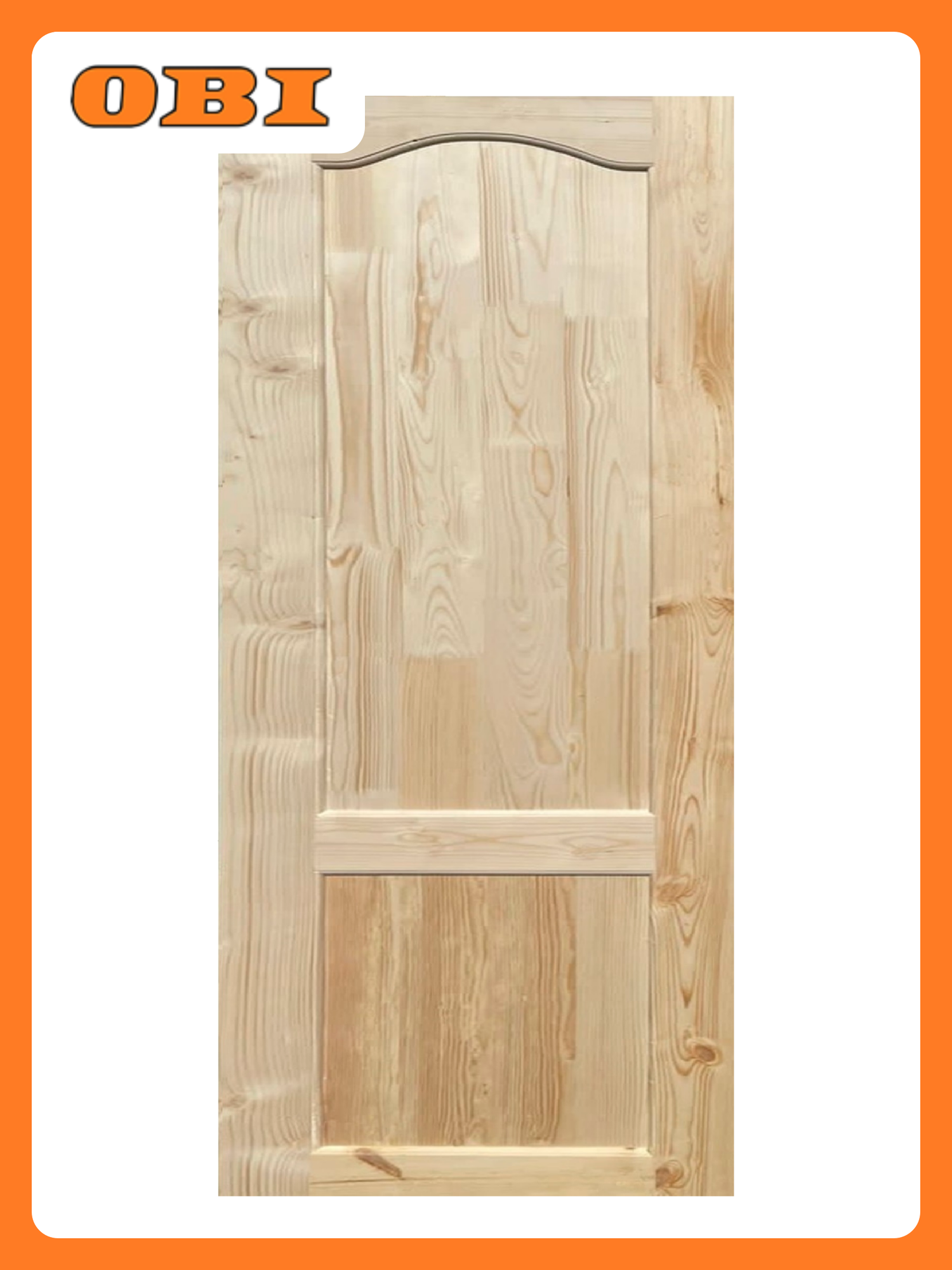 Межкомнатная дверь 2000 x 700 x 40мм глухая распашная коричневая