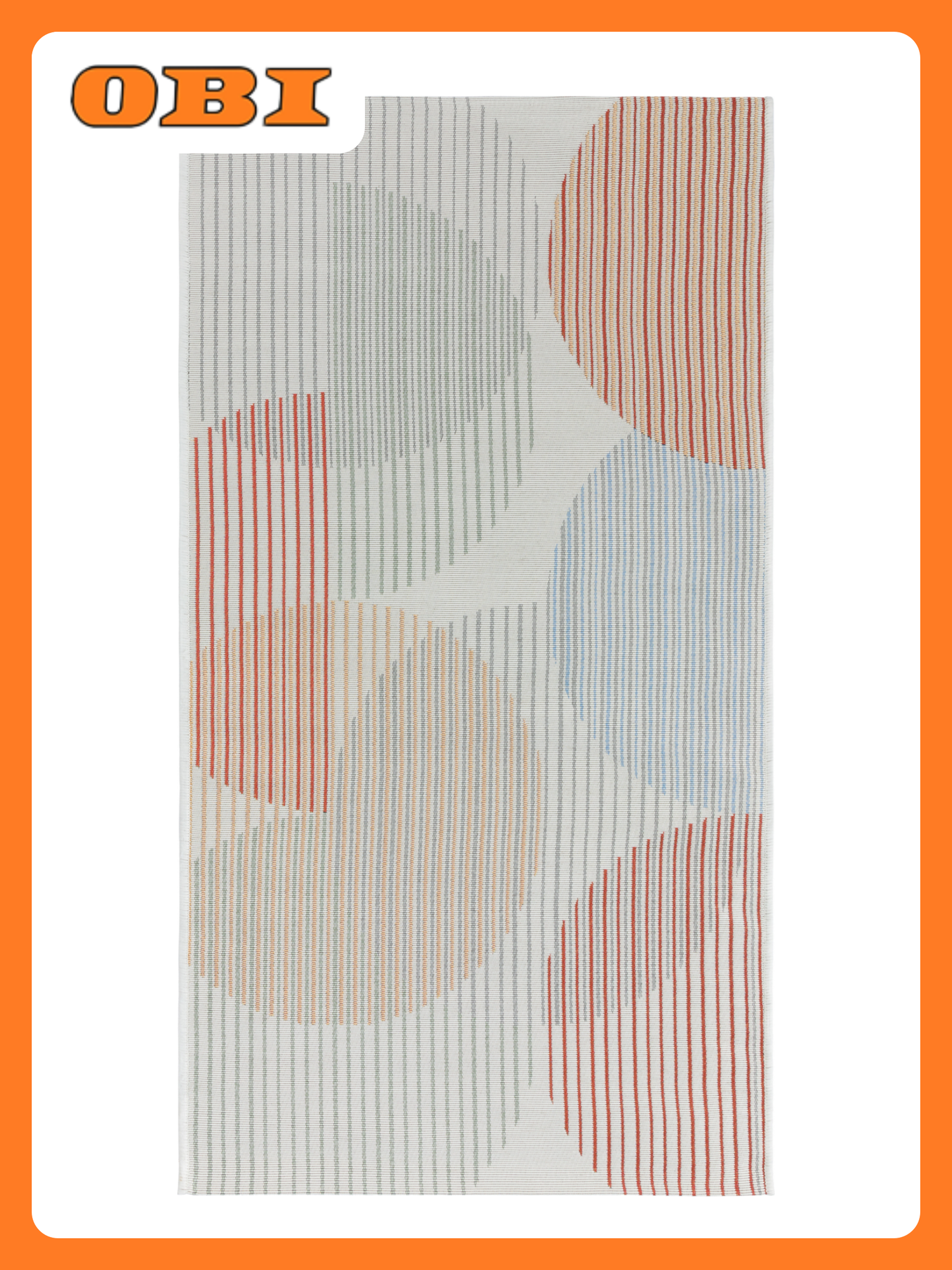 Ковер GREEN BAY MULTICOLOR 6213-14 прямоугольный 08x15 м антискользящий хлопок/полиэстер/полипропилен