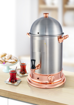 Самовар 160 BR (16 лт) - это электрический самовар, который станет незаменимым помощником на вашем столе.