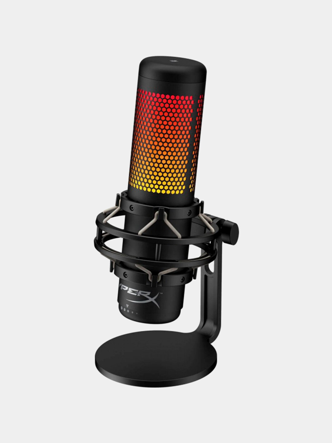 Микрофон HyperX QuadCast, RGB-подсветкой, для стриминга, подкастов, радио, телевидения
