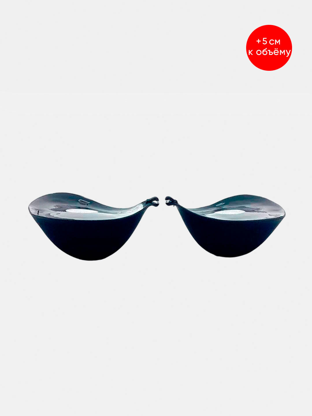 Бюстгальтер-невидимка B, 2 шт., размер 70C, 75B, 80B, 85A, черный — фото 1