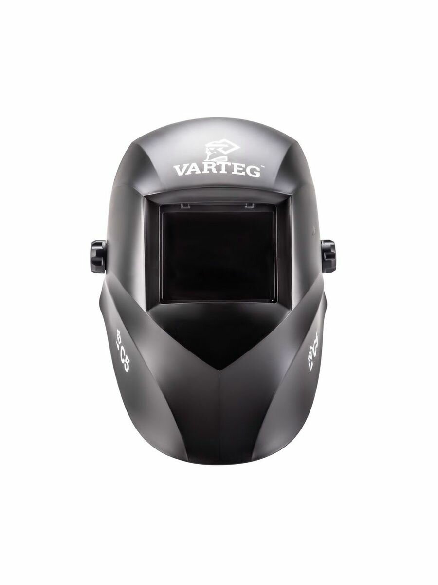 Маска сварщика VARTEG "чёрная" со стеклом С5 — фото 1
