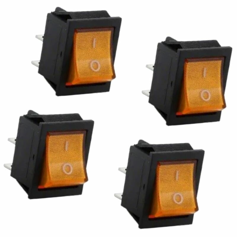 1 комплект из 4, 4 ножек, 2 передач, переключатель лодочного типа со светло-желтым