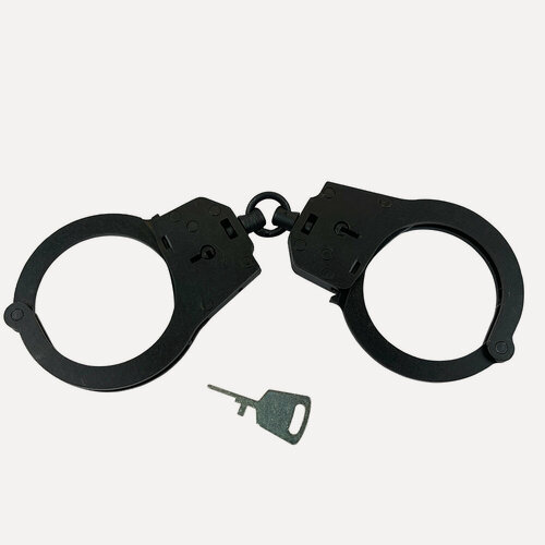 Изображение товара Наручники БР-С(м) Краб черные, с фиксатором, 2 ключа