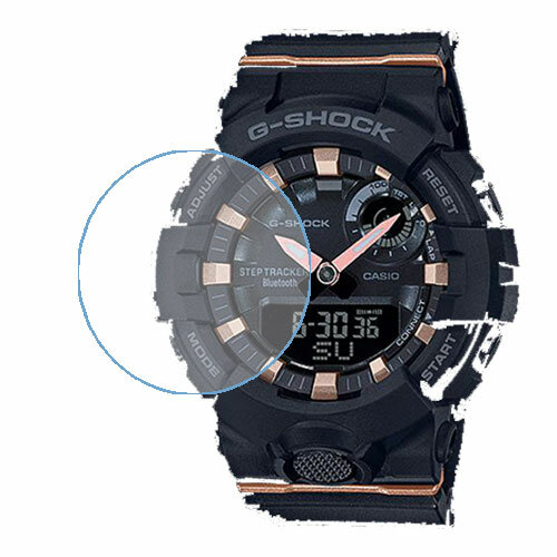 Скрин Мобайл защитный экран для часов Casio GMA-B800-1A из нано стекло 9H