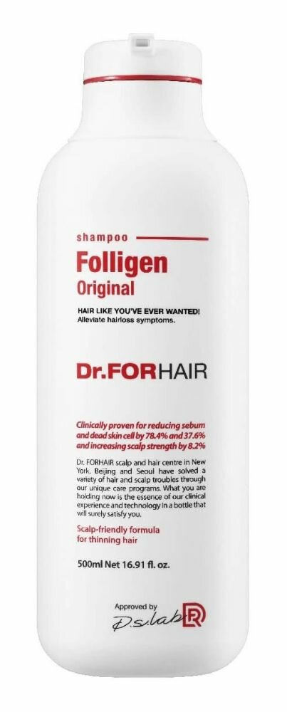Шампунь с липосомами против выпадения волос Dr.Forhair Folligen Shampoo 500 мл