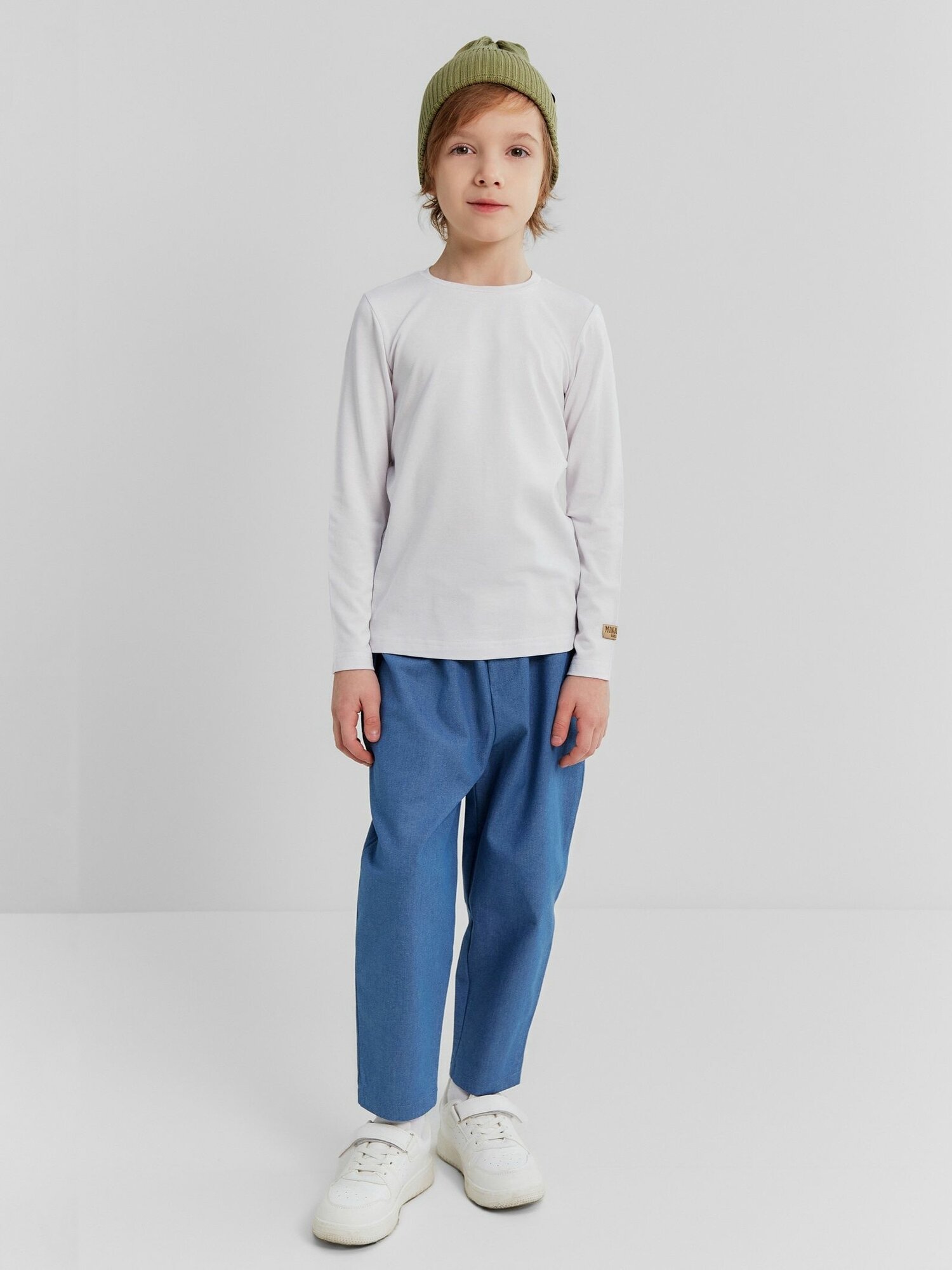 Джинсы Minaku Базовая коллекция размер 158-164 голубой