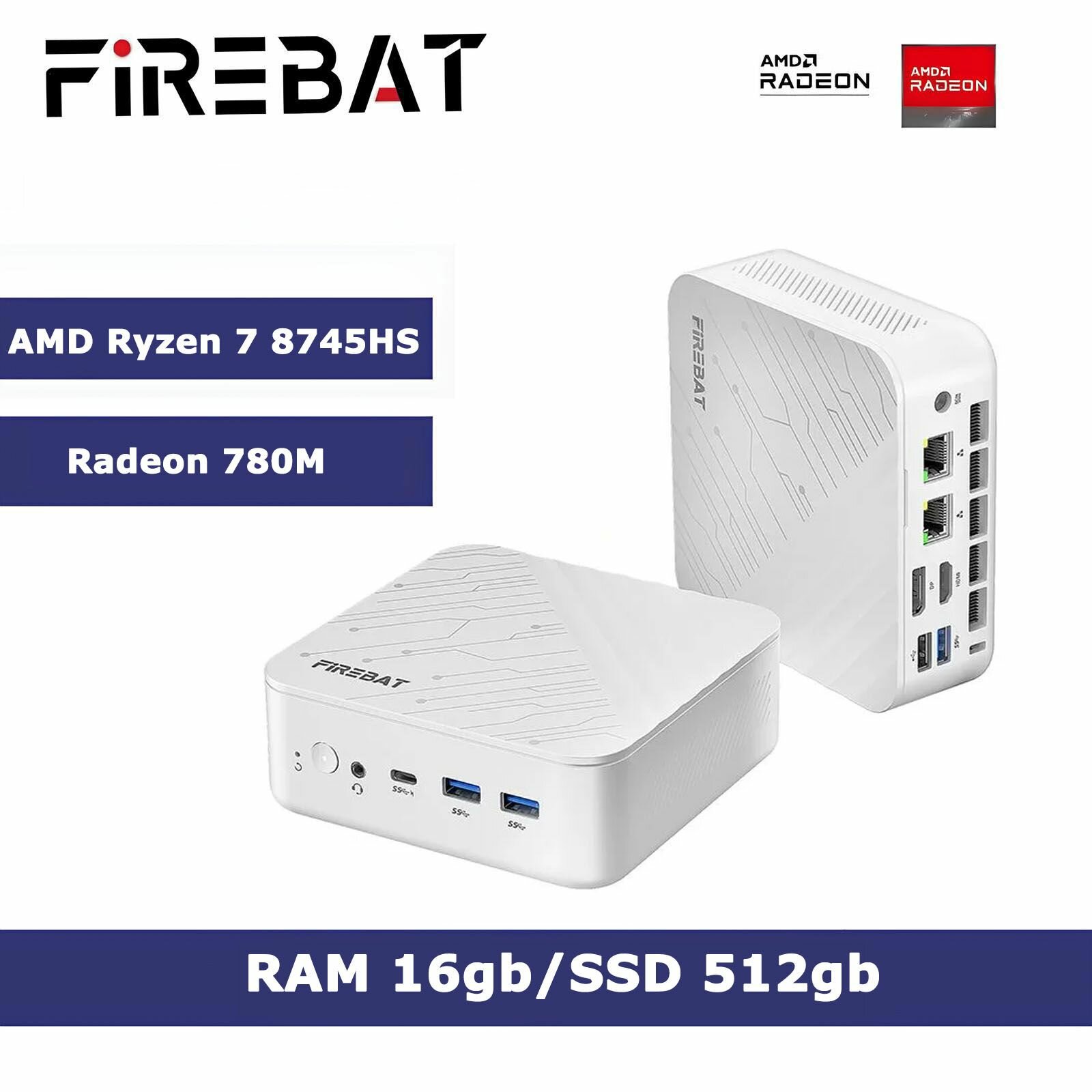 FIREBAT U4E 14-дюймовый Ryzen7 8745HS/7640HS Radeon 780/760M DDR5