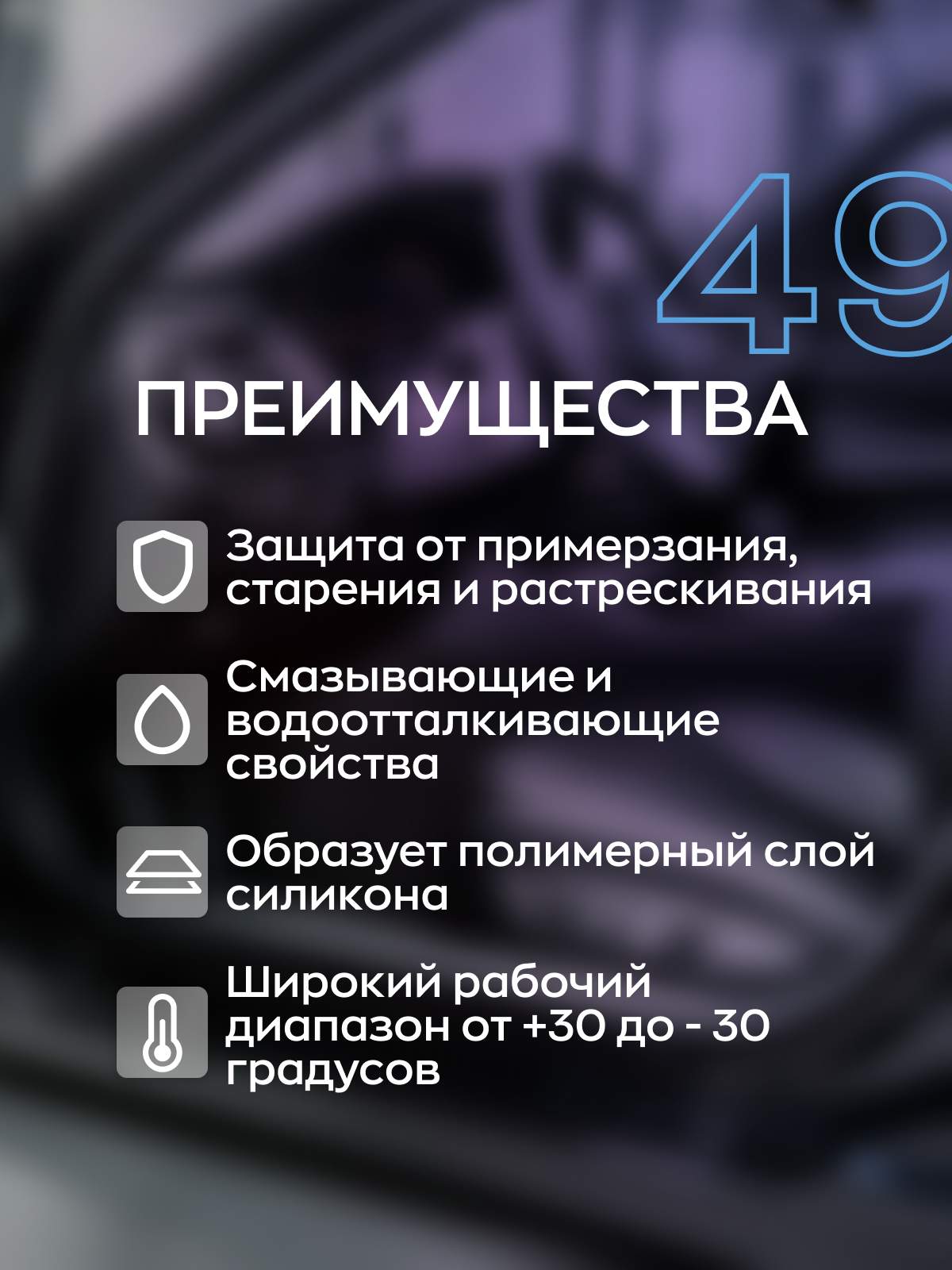 Силиконовая смазка Smart Open Silicon, для резиновых уплотнителей, антимороз, 250мл — фото 1