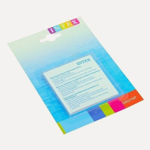 Изображение товара Ремонтный комплект Intex с самоклеящейся заплаткой 6 шт для матрасов, кроватей, бассейнов, игровых центров и пр. 59631