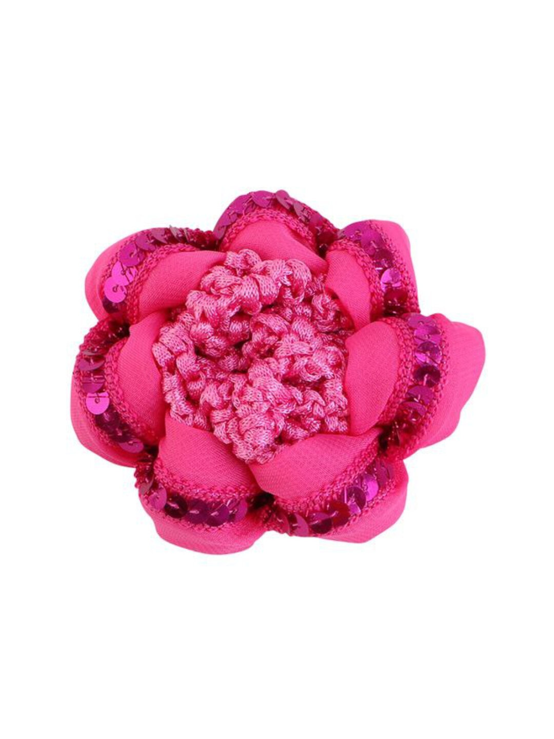 Сетка для волос из полиэстера малиновый