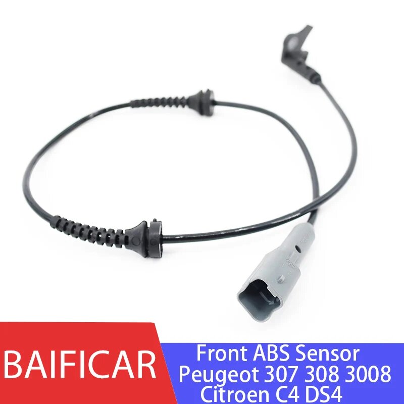 Baificar абсолютно новый серый штекер переднего датчика скорости колеса ABS 4545K3 4545F5 9665386780 для Peugeot 307 308 Citroen C4 DS4 China Brand