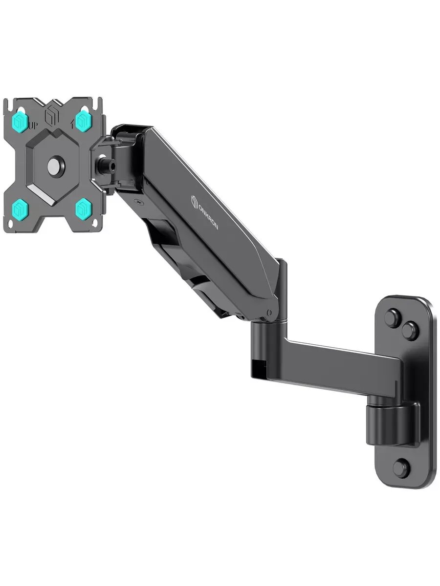 Подставка ONKRON "G150", для монитора, 13–34 дюйма, металлический, с регулировкой, чёрный