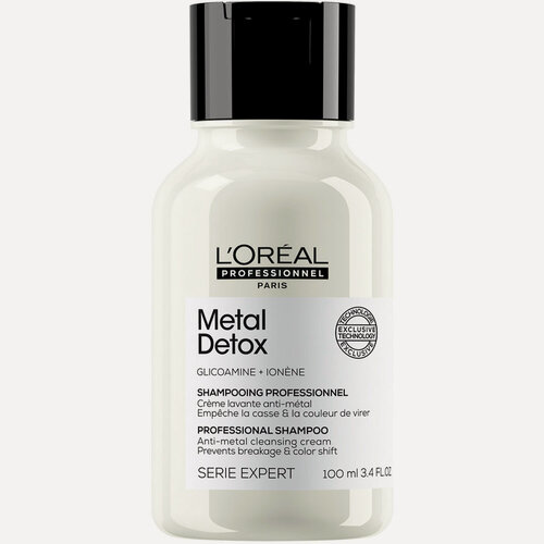 Изображение товара Шампунь L'Oreal Professionnelle "Metal Detox", для окрашенных волос, 100 мл
