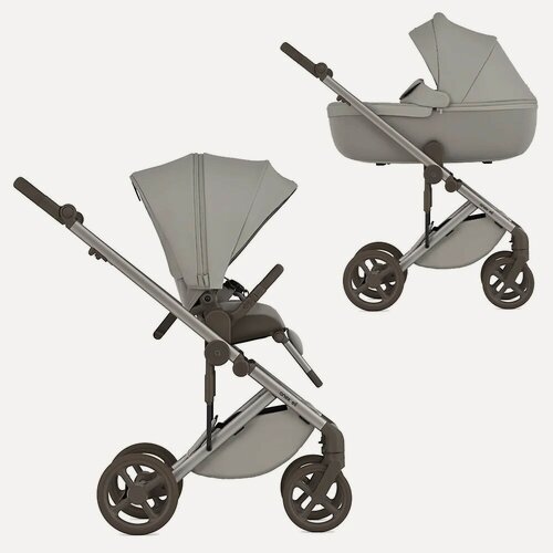 Изображение товара Детская коляска 2в1 Anex Eli, цвет Granti (Светло-серый), артикул производителя el-09